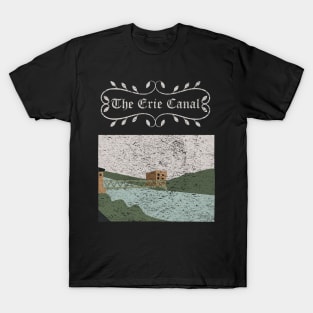 Vintage Erie Canal Illustration T-Shirt